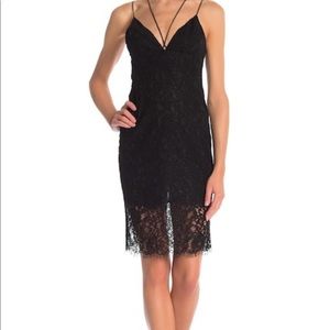 Nordstrom black lace dress